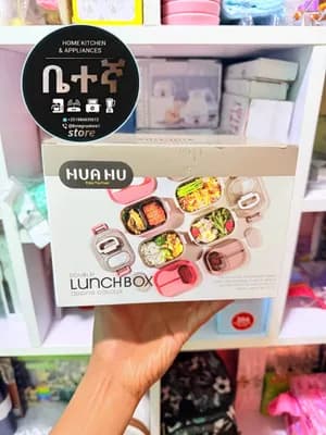 HUA-HU Double Stainless Lunch Box