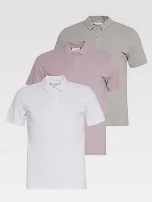 ONLY & SONS ONSGORDON 3 PACK Polo Shirts