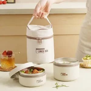 304 Stainless Steel Lunch Box with Thermal Bag