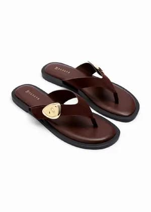 PAPAYA toe post sandal