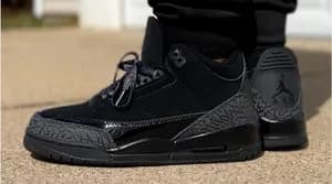 Jordan 3 black cat