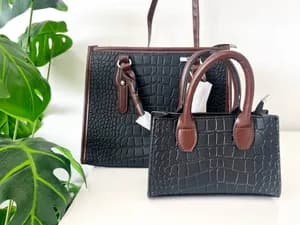 faux leather handbags