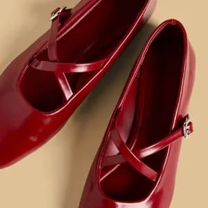 Max Criss Cross Ballerina Shoe