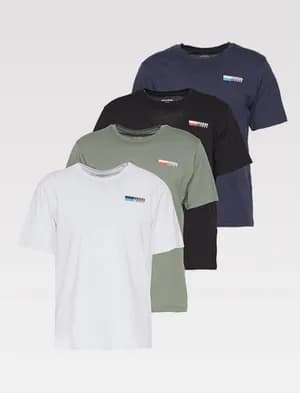 JACK & JONES 4 Pack T-Shirts