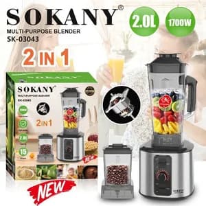 SOKANY 2-IN-1 BLENDER SK-03043