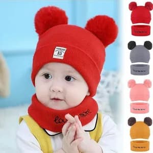 baby hat and scarf