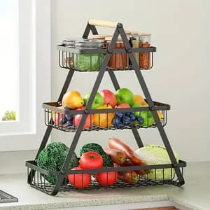3-Tier Fruit Basket Stand