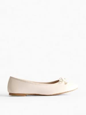 Primark patent bow ballerina flat