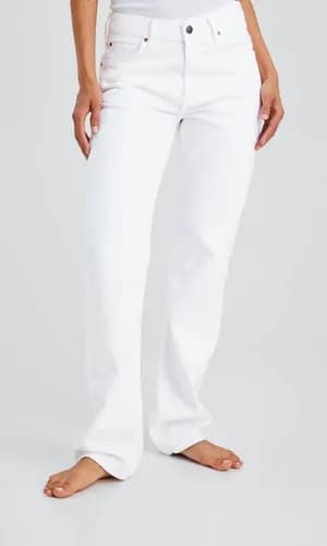 Never Denim Wide Leg High Waist Jeans