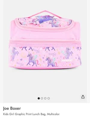 Joe Boxer Kids Graphic Lunch Bag