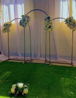 Wedding Decor Background Metal Stands