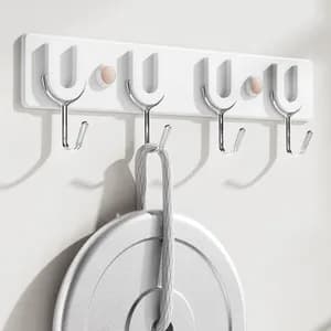 Multi-Purpose 6-Hook Wall Hooks