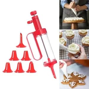 Cream Syringe Cake Decorating Set with Nozzles