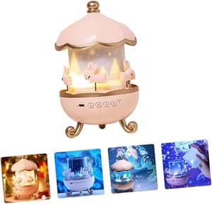 Rechargeable Rotating Projector Lamp