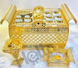 Large Saudi Coffee Rekebot Set