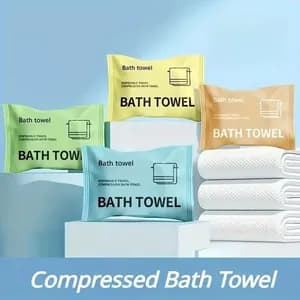 Compressed Disposable Bath Towel