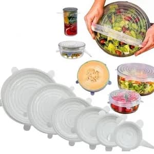 Super Stretch 6pcs Silicon Lids