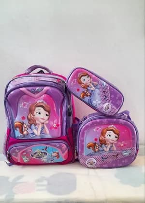 Frozen Sofia 3pcs School Bag Set