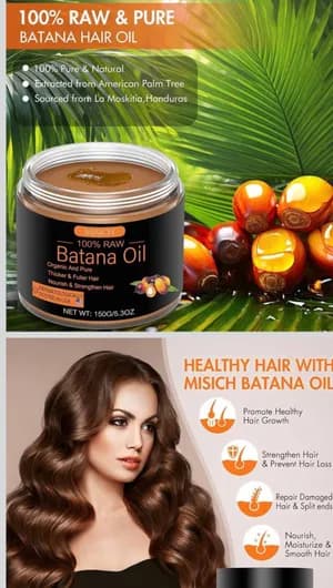 MISICH 100% Raw Batana Hair Oil 150g