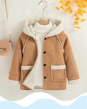 Unisex Fleece Hooded Coat 1-5 years