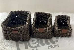 Woven Storage Basket Set