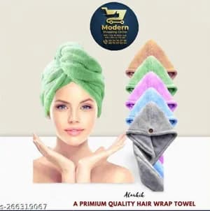 Hair towel cap