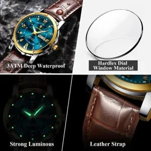 POEDAGAR Men's Luxury Watch
