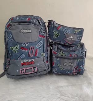 Glossy bird 3pcs set school bag