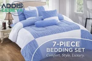 Seven (7) Pcs Comforter set