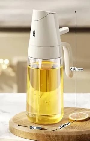 2in1 oil spary and dispenser bottle