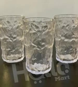 Textured Glass Tumblers 6-Piece Set