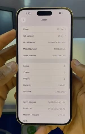 iPhone 14 Pro Max 256GB