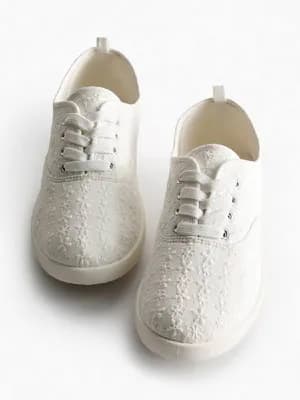 Primark Broderie Anglaise Trainers 40