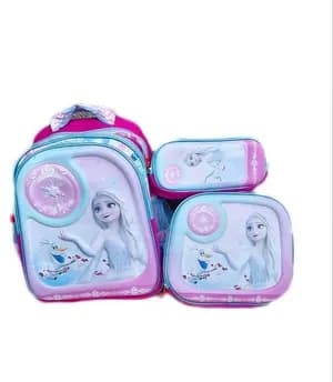 3 pcs set school bags for kids Spider Frozen