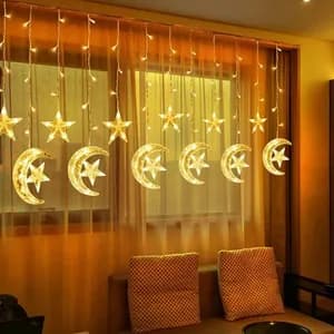 Luxury Moon Star LED Curtain Lights