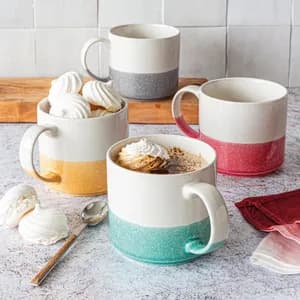 Stoneware Coffee and Tea Cups