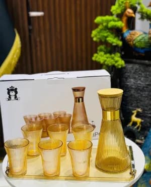 8-Piece Glass Drinking Set