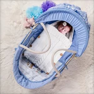 Newborn baby fleece-lined sleeping bag