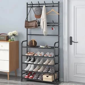 Simple Five Layer Floor Clothes Rack