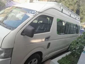 Toyota Hiace White Van