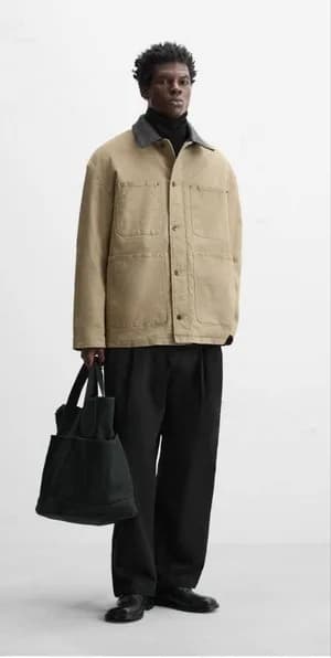 Zara Padded Oversized Jacket