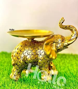 Golden Elephant Candy Serving Tray