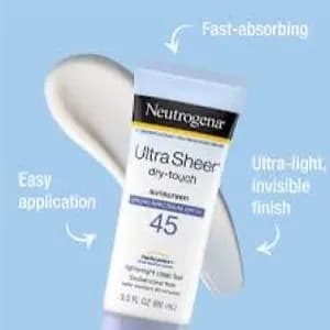 Neutrogena Ultra Sheer Dry Touch Sunscreen Lotion SPF 45 88ml