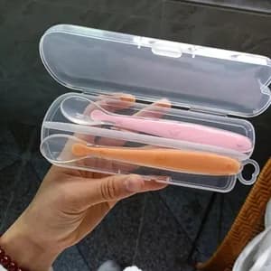 Soft silicone spoon