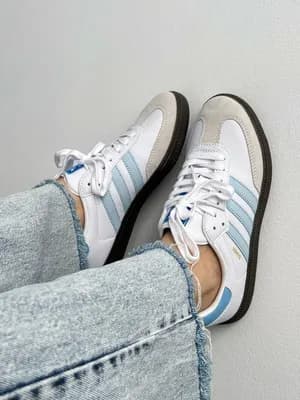 Adidas Samba OG Halo Blue Ladies Shoes