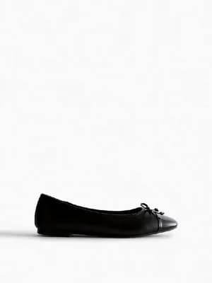 Primark Panelled Bow Ballerina Flat