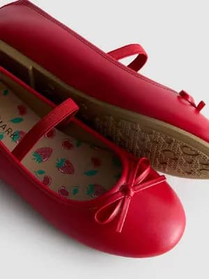 Primark kids bow ballerina flat size 24