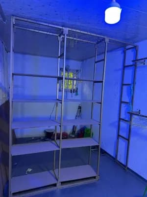 Boutique Wall Clothes Racks and Shelf