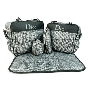 Premium Multi-Function Baby Diaper Bag 5-በ-1