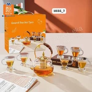 7-Piece Heat Resistant Glass Tea Set